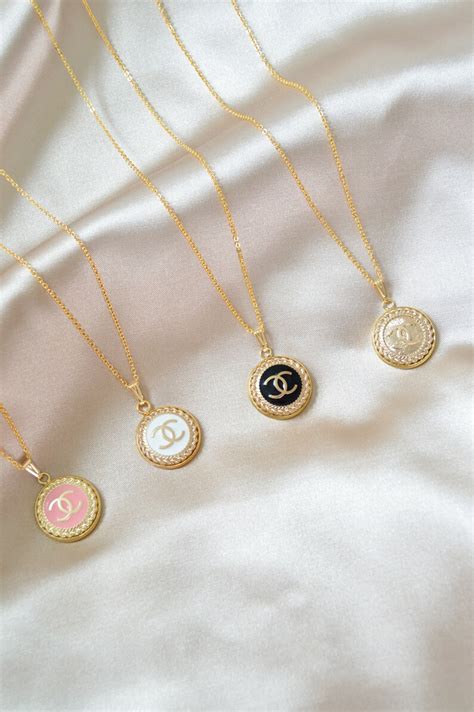 etsy vintage chanel buttons|Vintage Chanel button jewelry.